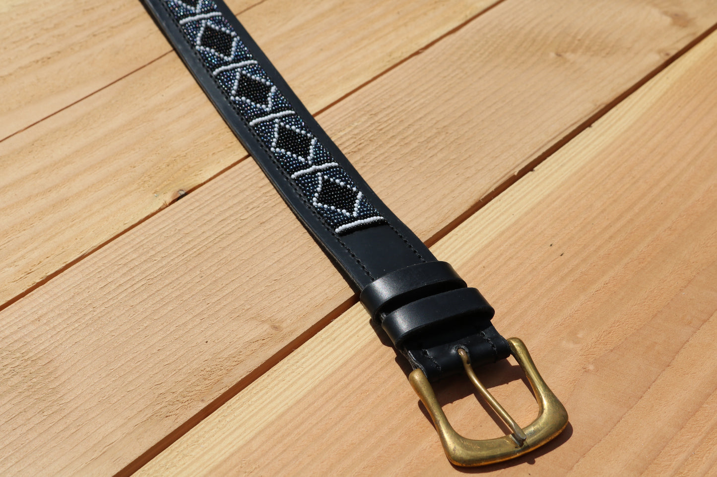 Belt with beads Rafiki Black