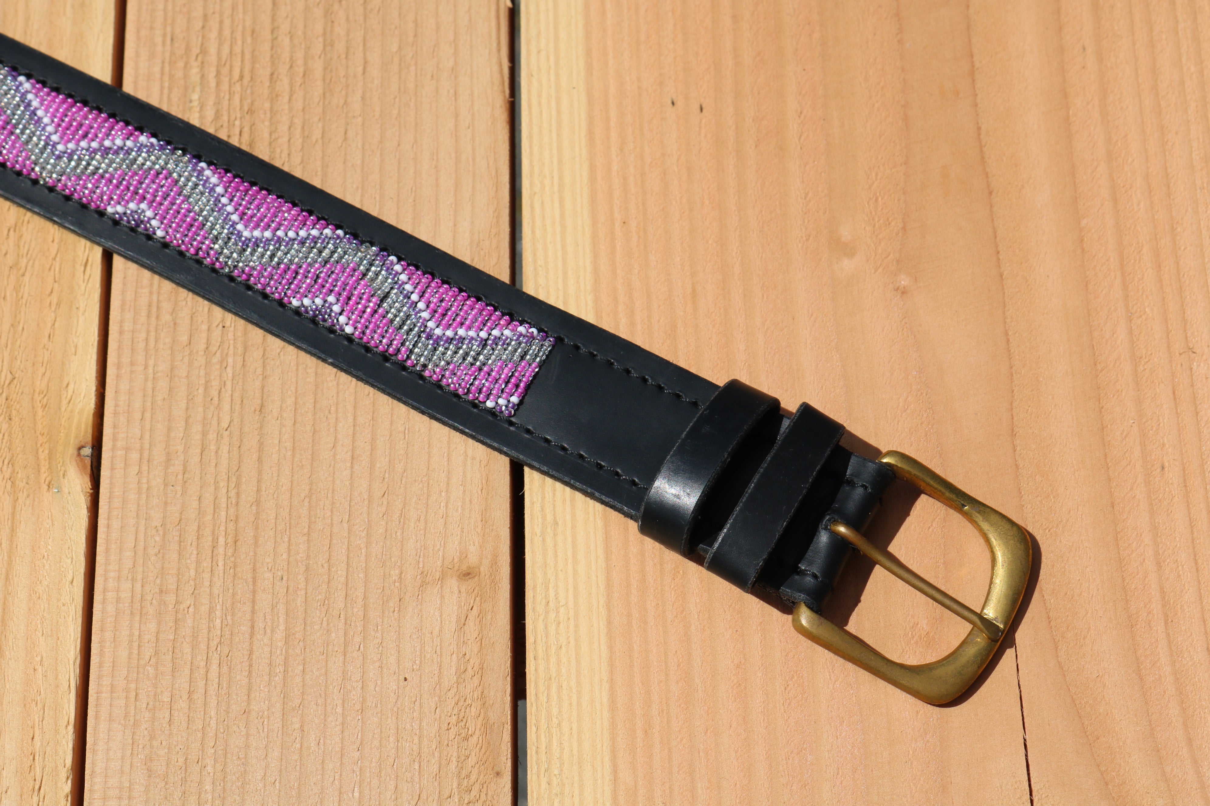 Riem met kraaltjes Kabaka Pink