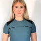 Vestrum Training top short sleeves women Diamante Slate Green