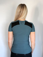 Vestrum Trainingtop korte mouwen dames Diamante Slate Green