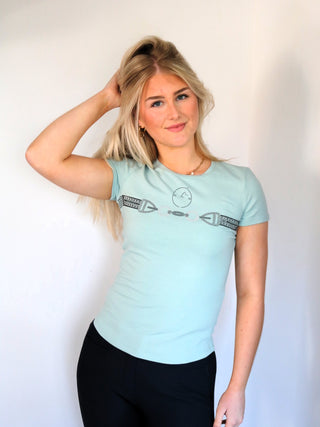 Vestrum t-shirt short sleeves women Punta Ala Frosty Green