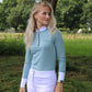 Animo competition shirt long sleeves ladies Bowling Azzurro