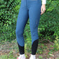 Equiline riding breeches women full grip high waist Eufrefh Legion Blue