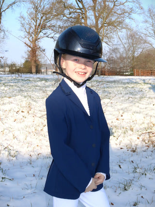 Equiline Competition Jacket Girls Ciac Navy