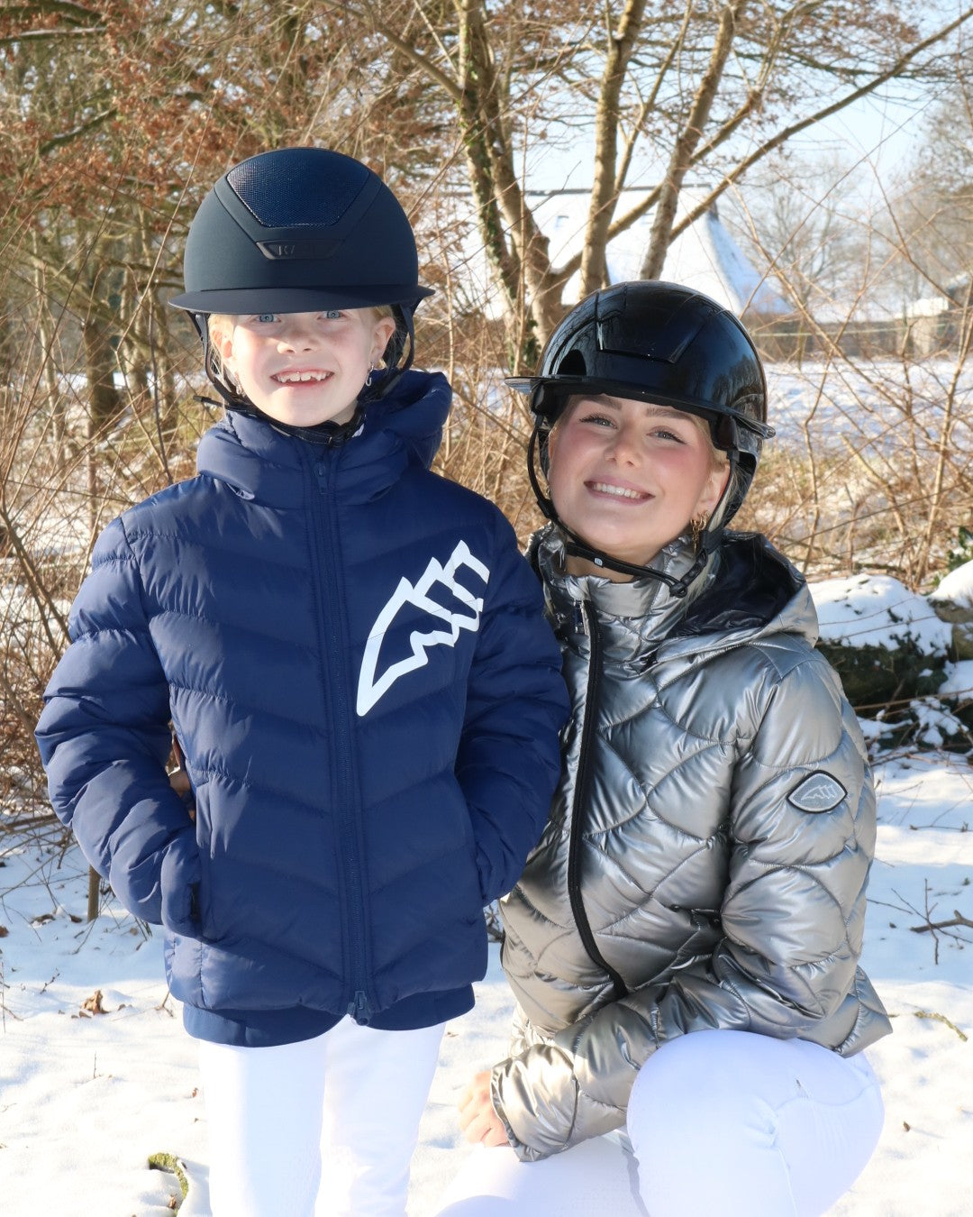 Equiline Gewatteerde Jas Dames Gasic Argento