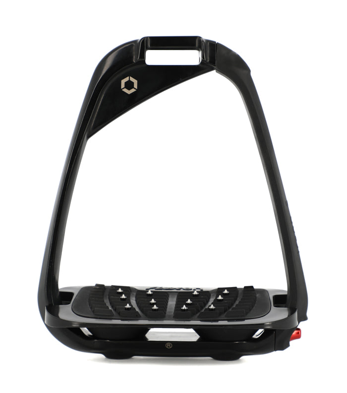 Flex-On Iron-S veiligheidsstijgbeugels zwart ultra grip