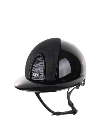 Kep Italia Riding Helmet Cromo 2.0 Polish Polo Peak Black Luminor Insert