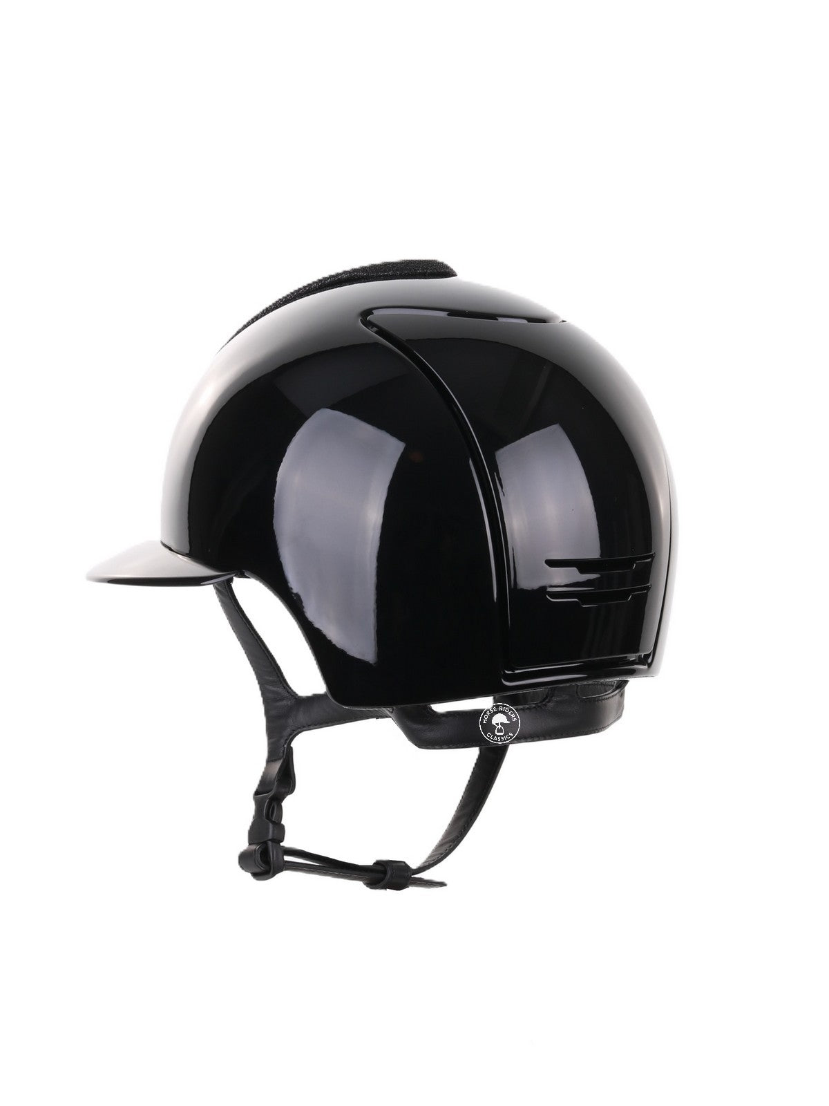 Kep Italia Riding Helmet Cromo 2.0 Polish Polo Peak Black Luminor Insert