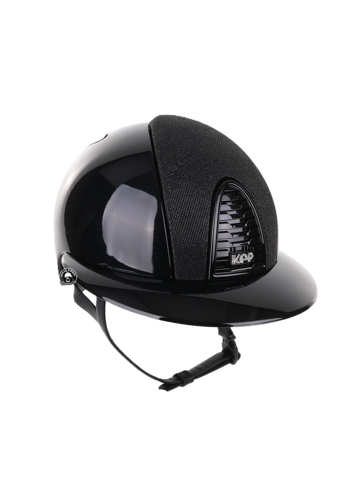 Kep Italia Riding Helmet Cromo 2.0 Polish Polo Peak Black Luminor Insert
