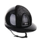 Kep Italia Riding Helmet Cromo 2.0 Diamond  Polo Peak Black Shaded Silver Insert Swarovski Frame