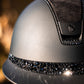 Samshield 2.0 Miss Shield shadowmatt riding helmet Black Matt 300 crystals Black