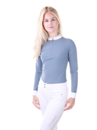 Samshield Wedstrijdshirt Lange Mouwen Dames Louisella Dusty Blue