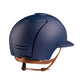 Kep Italia Riding Helmet Cromo 2.0  Matt Blue Beige Chin Strap
