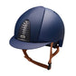 Kep Italia Riding Helmet Cromo 2.0  Matt Blue Beige Chin Strap