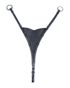 TRUST Milano dichte martingaalvork Soft BIB zilveren gespen Zwart Zwart
