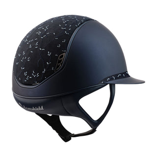 Samshield 2.0 Miss Shield shadowmatt riding helmet Crystal Leaf 5 Crystals Navy