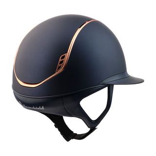 Samshield 2.0 Miss Shield shadowmatt riding helmet Matt Pink Gold Navy