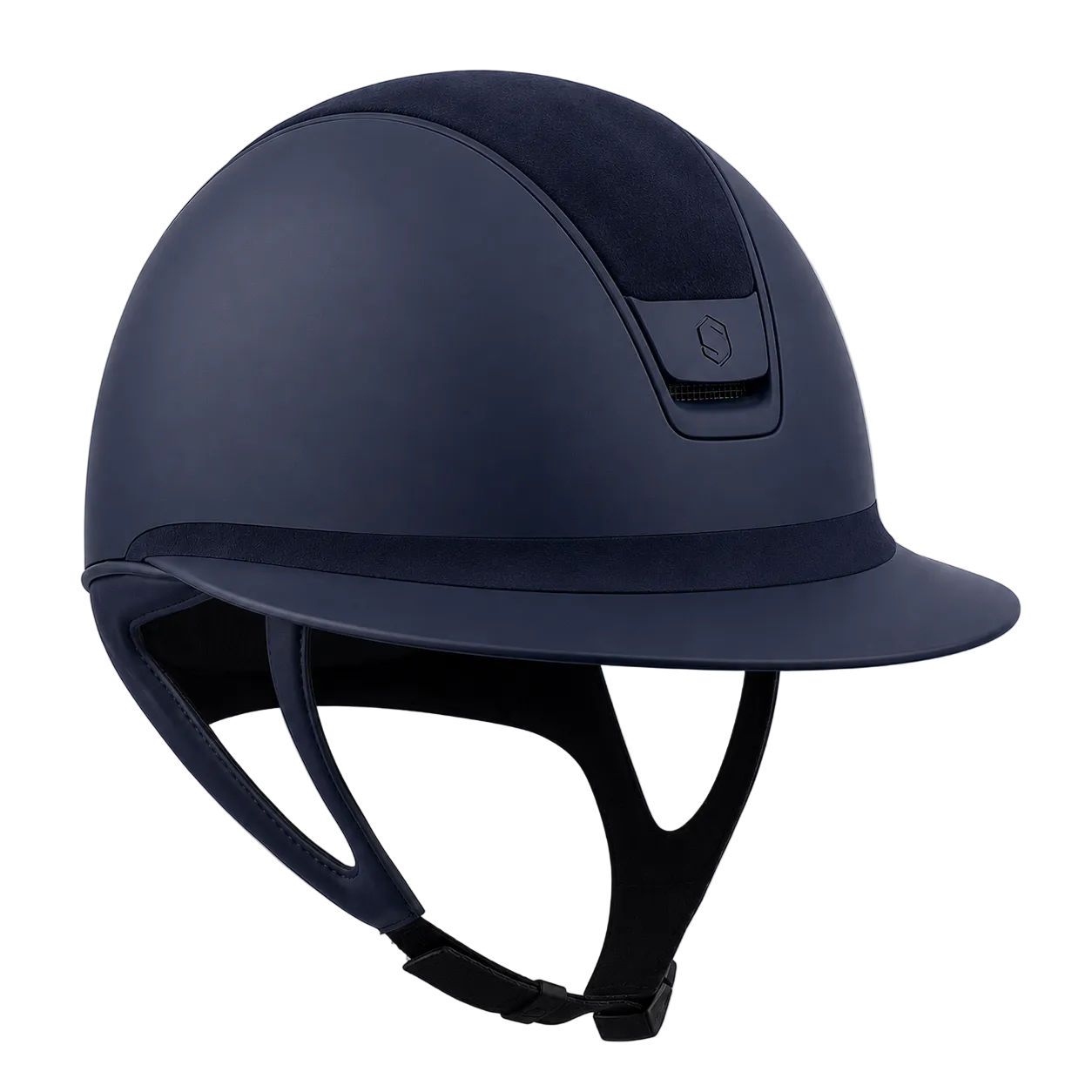 Samshield 2.0 Paardrijhelm Miss Shield Shadowmatt Darkline Alcantara Navy