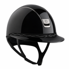 Samshield 2.0 Paardrijhelm Miss Shield Shadowglossy Flower Swarovski FB Zwart Zwart