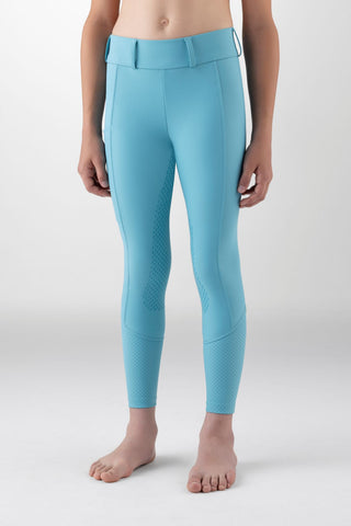 Equiline riding leggings unisex junior full grip Gingef Aquarelle
