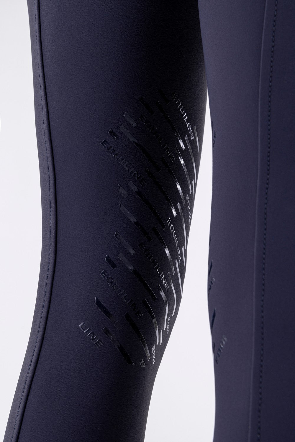 Equiline riding breeches knee grip Cornek Navy