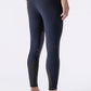 Equiline riding breeches men knee grip Albertk Navy