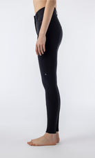 Equiline rijbroek dames knie grip hoge band Crystalek Zwart