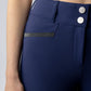 Equiline riding breeches women knee grip high waist Crystalek Blueberry