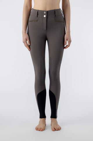 Equiline riding breeches women knee grip high waist Crystalek
