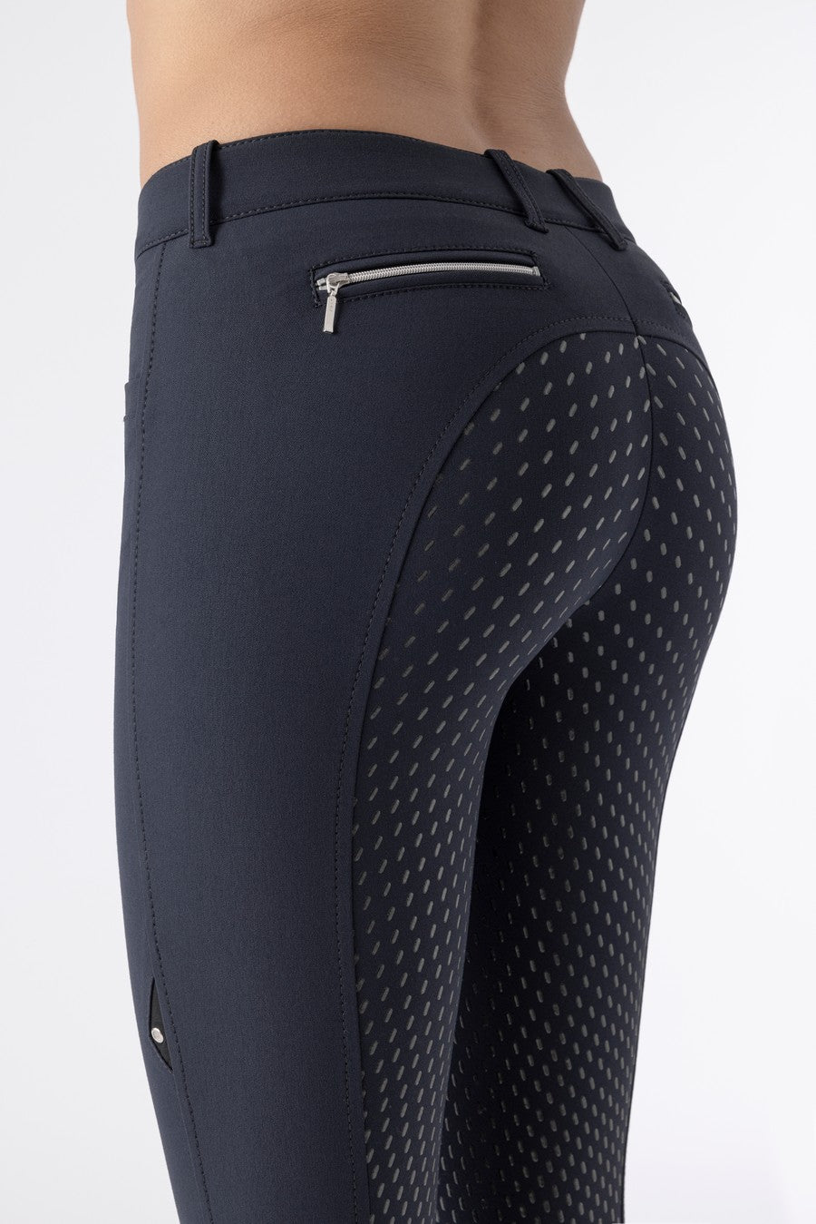 Equiline riding breeches full seat  X-Grip Cedar Navy