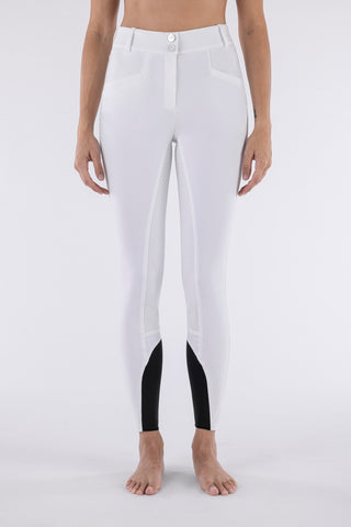 Equiline riding breeches full seat hight waist Arlette White