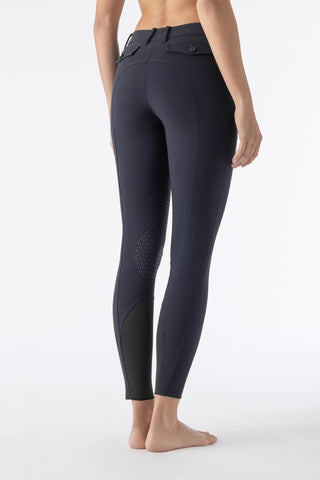 Equiline riding breeches ladies knee grip Atirk Navy