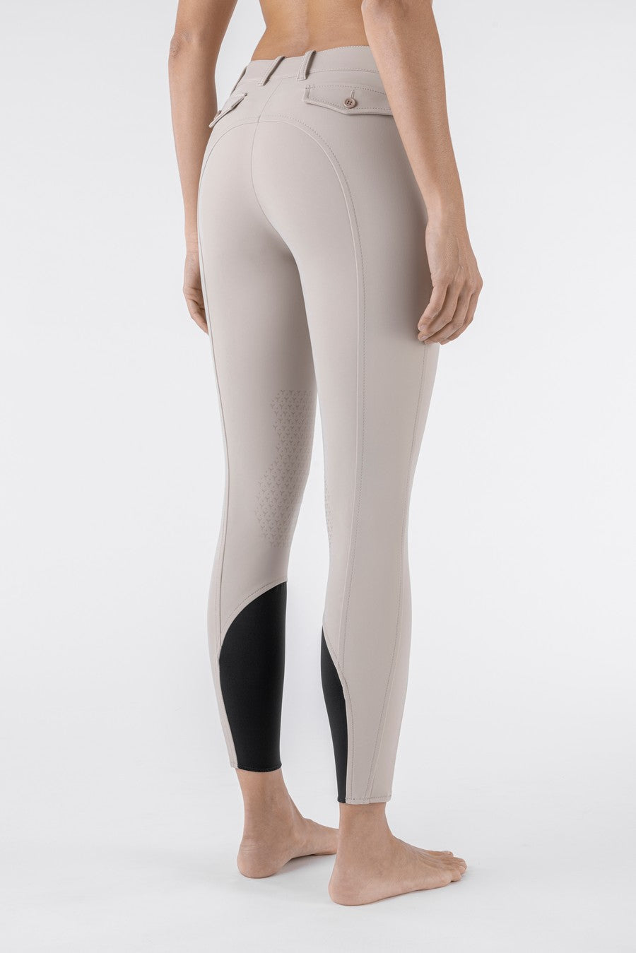 Equiline riding breeches ladies knee grip Atirk Beige