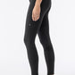 Equiline riding breeches ladies knee grip Atirk Black
