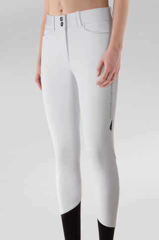 Equiline winter riding breeches women high waistband full grip Coriafh White