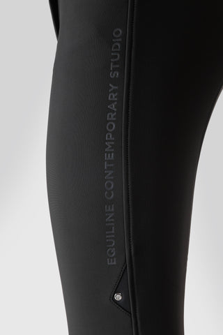 Equiline winter riding breeches women high waistband full grip Coriafh Black