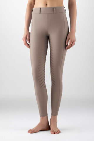 Equiline riding leggings full grip women Ceberfh Taupe