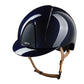 Kep Italia Paardrijhelm Smart Nova Polish Star Insert Beige Kinband Blauw