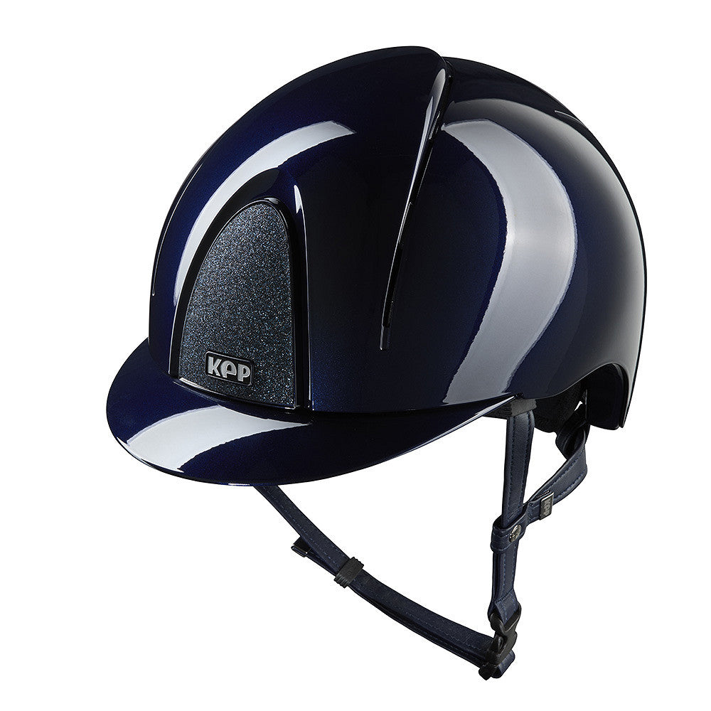 Kep Italia Paardrijhelm Smart Nova Polish Star Insert Blauw