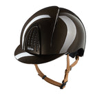 Kep Italia Paardrijhelm Smart Nova Polish Beige Kinband Bruin
