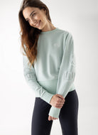Equiline Dames Sweater Crewneck Eqcarly Surf Green Surf Green