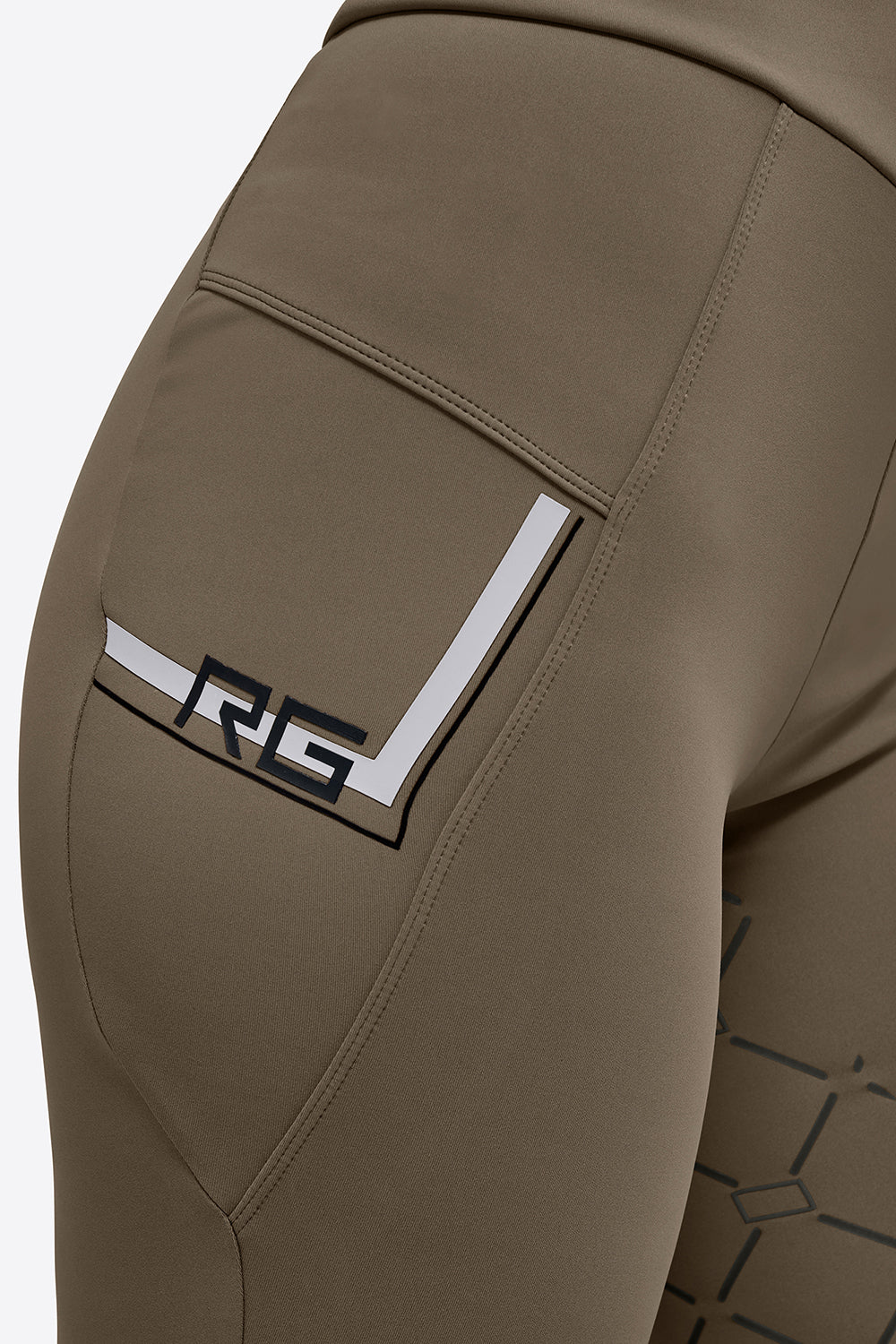 RG Riding leggings full grip ladies Green