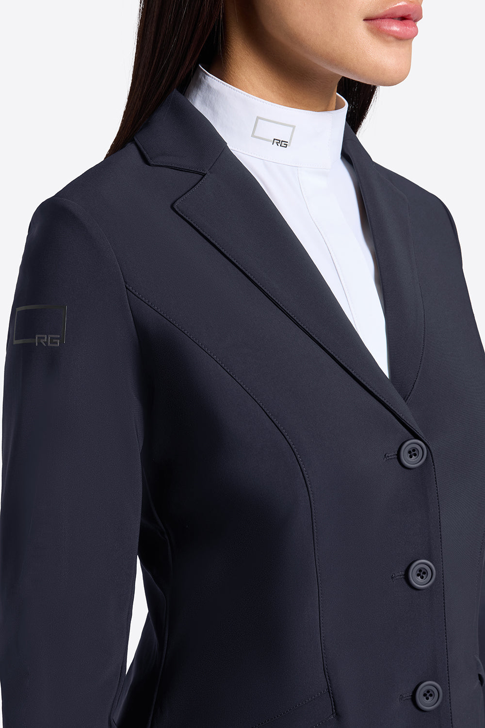 RG Competition Jacket Button Ladies Navy