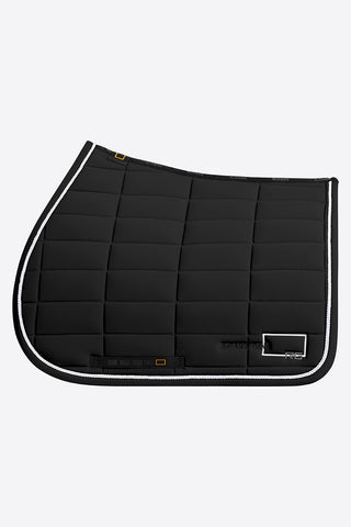 RG Saddle pad and fly hat Jersey Black