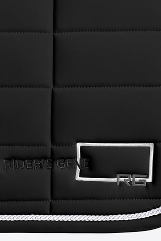 RG Saddle Pad Jersey Trim Jumping Black