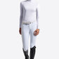 RG competition shirt Jacquard long sleeve Girls White