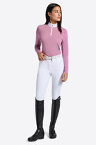 RG wedstrijdshirt Micro Perforated Jersey lange mouwen dames Roze Roze