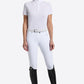 RG competition shirt Jacquard short sleeve women White