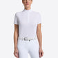 RG competition shirt Jacquard short sleeve women White