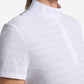 RG competition shirt Jacquard short sleeve women White